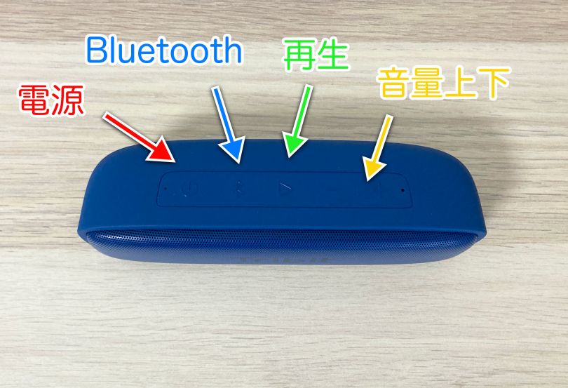 本体上部のボタン解説