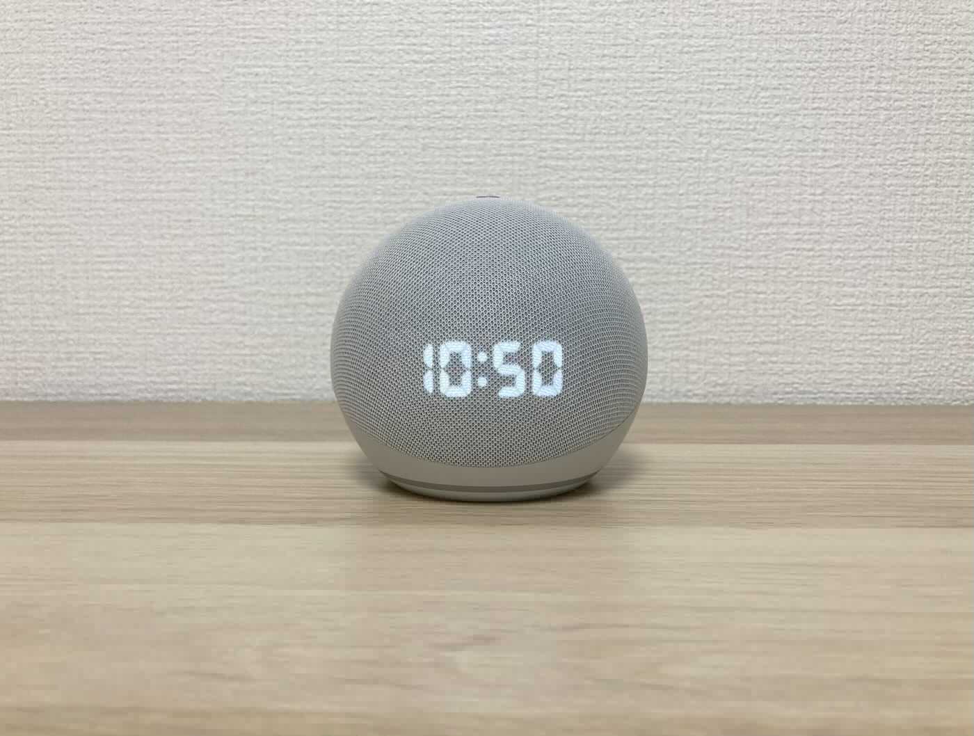 Echo Dot with clock実機画像