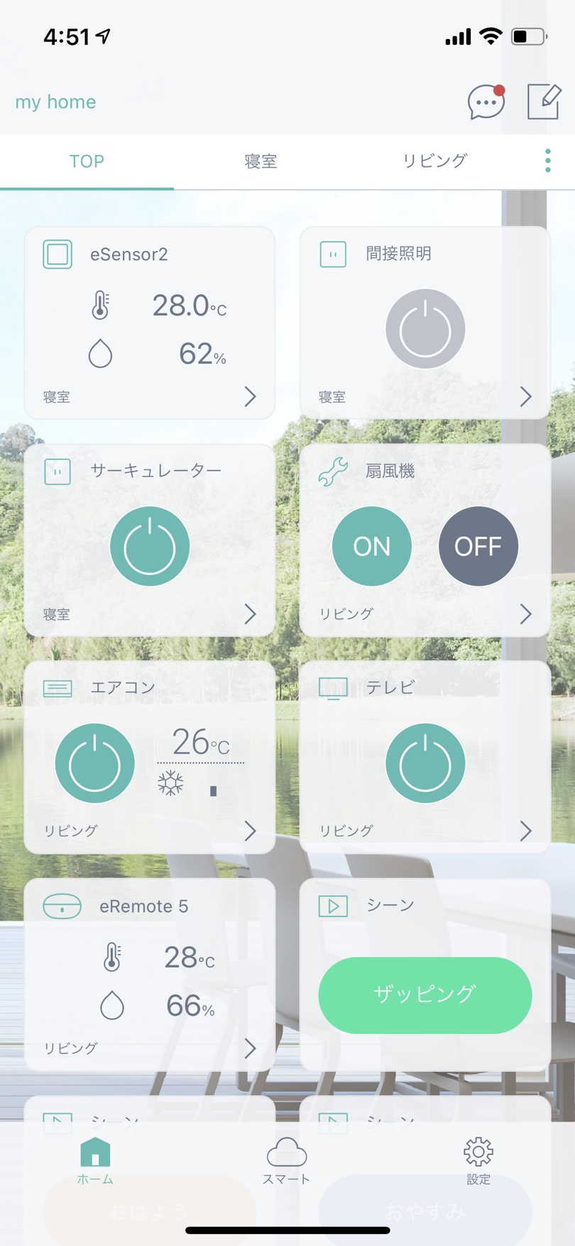 HomeLinkのトップ画面