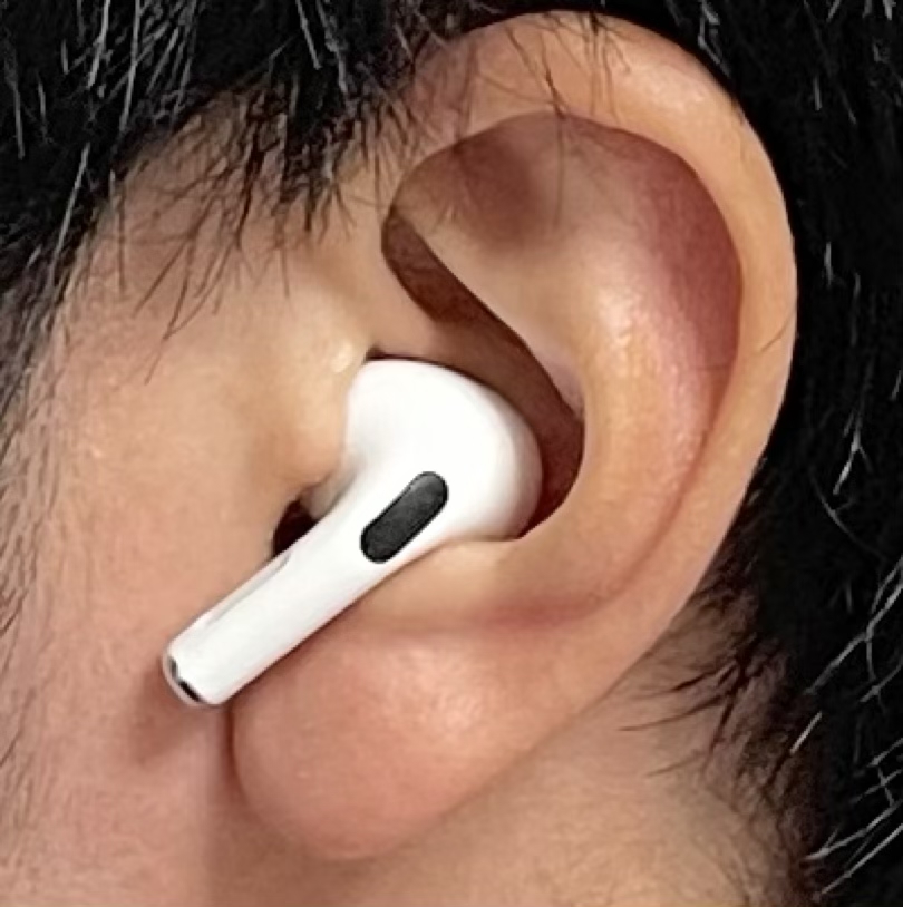 AirPods Proを装着してみた