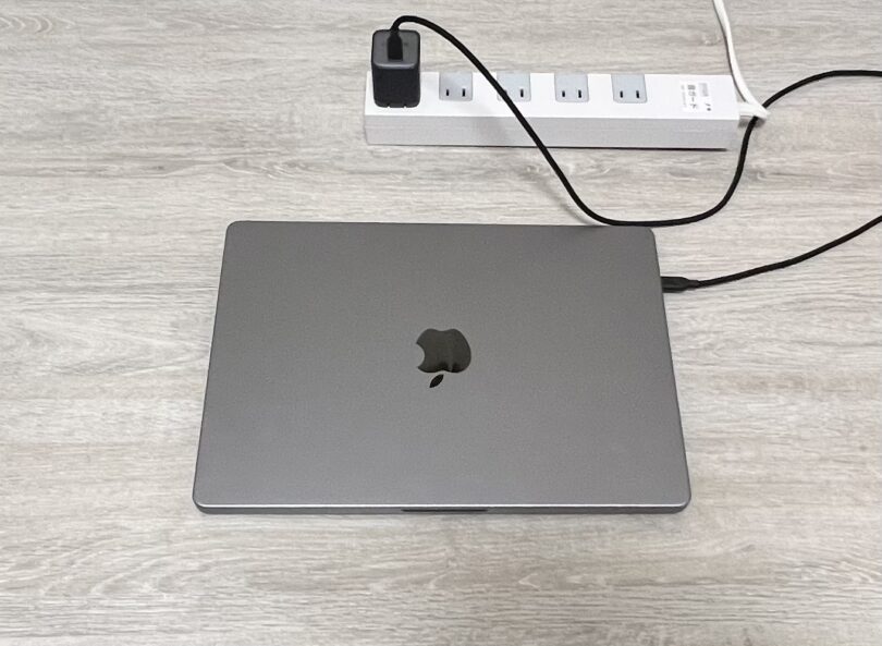 MacBook Pro 14インチで計測（Nano II 65W）